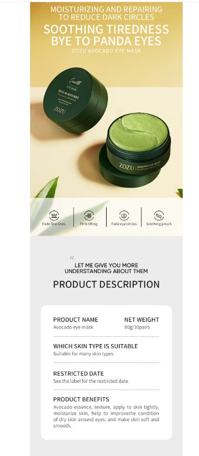Avocado Eye Patches
