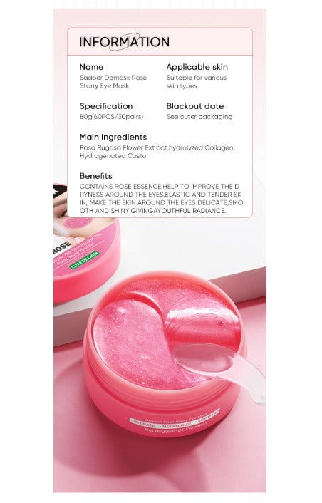 Starry Rose Eye Patches
