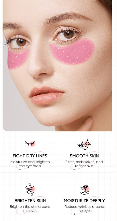 Starry Rose Eye Patches